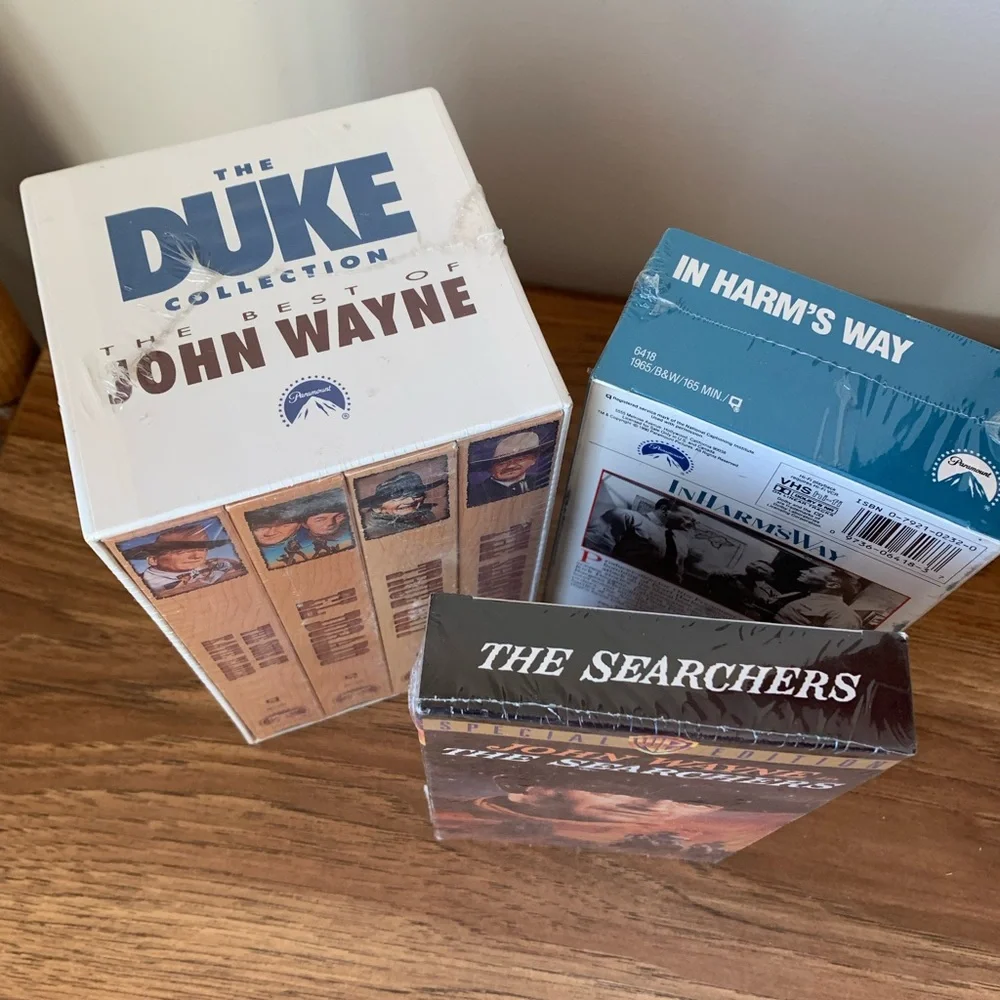 John Wayne Collection of VHS Classic Movies